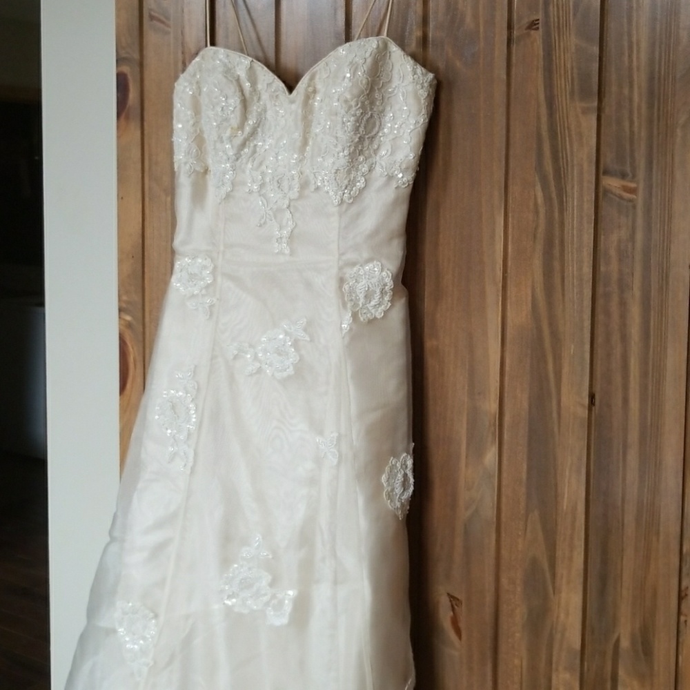 Champagne A-Line Prom Dress